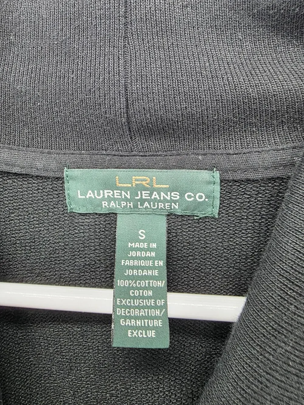 Lauren Jeans Co. Dress Womens S Black Sweater Wrap Belted V-Neck Buckle
